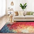 Status Contract 5 X 7 Feet Multi Printed Vintage Persian Carpet Rug Runner For Bedroom/Living Area/Home With Anti Slip Backing, 34 centimeters