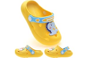 AYUEBO Unisex Children's Clogs Boys Girls Garden Shoes Slippers Non-Slip Garden Clogs Beach Rubber Slippers Summer Slippers