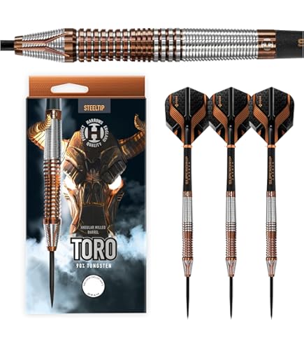 Freccette Harrows Damon Heta V3 - Steel Darts 23G, 90% Tungsteno - Foto 2