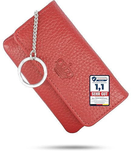 Suède sleuteltas voor autosleutels, sleuteletui voor heren en dames, sleutelmapje, sleutelhanger, tas, ritssluiting, universeel, sleuteletui met ring, autosleutel, portemonnee, 7 cm x 5 cm