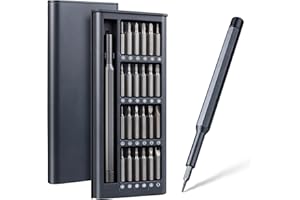 LOS GATOS LOSGATOS Computer Precision Screwdriver Set: 24PCS Small Repair Tool Kit S2 Mini Bits for PC Laptop Electronics Phone PS4 Switch Xbox MacBook - Gift for DIY Enthusiasts Beginners