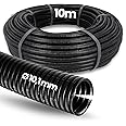 Tube Ondulé, Tuyau Vide En Polypropylène De 5 M - Ignifuge - Étanche - Flexible - Pour