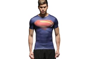 Cody Lundin®Homme Compression T-Shirt Mouvement Collants Sport Fitness Vêtements Superhero Shirt