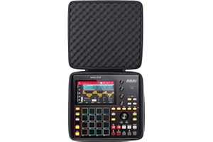 co2CREA Hard Protective Case for Akai Professional MPC One/MPC One+ Standalone Drum Machine, Black case only