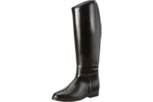 HKM Damen Reitstiefel Lang und Weit mit Elastikeinsatz