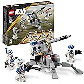 LEGO Star Wars 75345 Pack de Combate: Soldados Clon de la 501 Juguete de Construcción de Colección - Vehículo con Cañón AV-7 