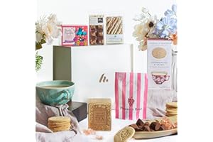 Deluxe Hamper For Her - All Her Favourite Treats - Chocolate, Truffles, Macaroons, Biscuit & Artisan Tea Food Hamper - Gift Hampers For Women, Birthday Hampers, Gifts For Couples, Clearwater Hampers
