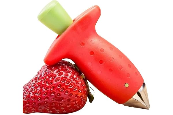 INHEMI Équeuteur de Fraises, Tomates et Fruits,Facilite La Préparation