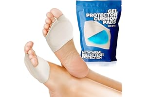 Medipaq® Metatarsal Gel Protector Cushion Pads - Relieve Ball of Foot Pain - Metatarsal Pads - Metatarsalgia Insoles - Metatarsal Insoles - Mortons Neuroma - Metatarsal Support (1x Pair Size 3-7½)