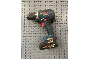 C3E Halterung für Akkuschrauber für die Küpper Lochwand und 45 mm Eurolochung passend für Akkuschrauber aller Marken