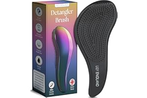 Szczotka do włosów dla kobiet, dziewcząt i dzieci - szczotki do włosów dla kobiet, szczotka do włosów mokrych, delikatnych, kręconych, grubych, afro przez Lily England (Petrol)