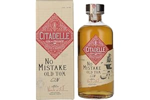 CITADELLE Gin - No Mistake Old Tom Gin - Gin Vieilli - Origine : France/Poitou-Charentes - Notes Herbacées, Fleuries et Epicées - A servir pur ou en cocktail - 46 % Alcool - 50 cl