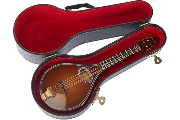 Gewa 980640 Instrument miniature Mandoline avec Etui 15 cm