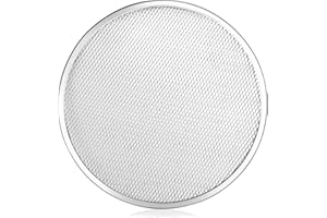 New Star Foodservice 50981 Pizza/Baking Screen, Seamless, Commercial Grade, Aluminum, 18 inch, Pack of 6
