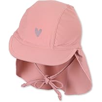 Sterntaler Bademütze Mit Nackenschutz & UV 50+ – Hai-Muster – Für Baby & Kinder Am Strand & Schwimmbad