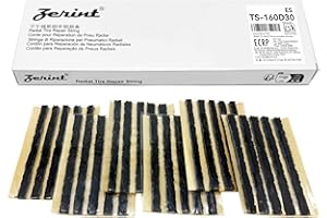 ZERINT TS-160D30 Tiras de Reparación de Neumáticos, Tiras de Reparación de Neumáticos de Emergencia Para Automóviles y Motocicletas 30 Piezas（6 mm x 100 mm）