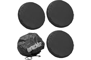 Longridge Housse De Roue Pour Chariot Golf Noir