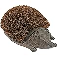 Black Ginger Cast Iron heavy duty boot brush & boot & mud scraper in a hedgehog design | Wellies, trainers, shoes and boots | Measures 30 x 19 x 11 cm
