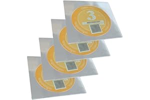 Easyboost Pokrowiec na naklejkę Crit'Air Auto z tworzywa sztucznego przezroczysty uchwyt ochrona samochodu 90 x 90 mm (4 kieszenie)