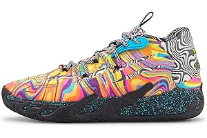 PUMA Chaussures de Basket Noires/Multicolore Homme Dexter's