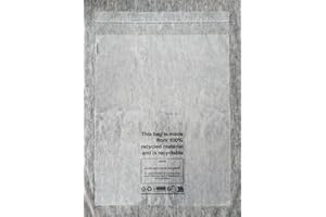GENERIC 100 CLEAR TRANSPARENT PLASTIC GARMENT CLOTHING RETAIL PACKAGING BAGS SAFETY WARNING - SMALL SIZE 12x15" 300x380mm 30mu PEEL & SEAL SEE THROUGH CLOTHES SHIRT T-SHIRT STORAGE PROTECTION DISPLAY BAGS