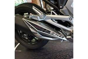 labelbike - 3D Motorcycle Muffler Sticker Decoration and Protection with Official Honda License in Resin Compatible with Honda NC 750X 2016-2024