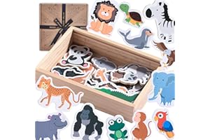 Jaques of London Animal Magnets for Kids | Wooden Fridge Magnets | Since 1795