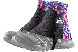 Azarxis Reflektierende Trail Low Gaiters, Gamaschen Atmungsaktiv für Damen und Herren, Wandern, Klettern