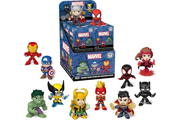 Funko Mystery Mini - Marvel NC - 1 av 12 att samla - 1 av 12 att samla - Stilar varierar - Marvel Comics - Vinylfigur för samlingsobjekt - Presentidé - Officiell merchandise