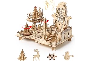 Cuteefun 3D-pussel trä, trämekanik byggsats, unico Artigianato, Decorazioni, kreativa presenter till födelsedagar, jul och ha