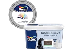 Ma Couleur Sur-Mesure par Dulux Valentine – Peinture Intérieure Murs, Plafonds, Boiseries - Palette Authentique, Cuisine & Bain Satin, Wengé, 2 L