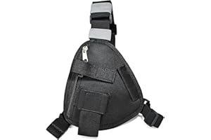 UAYESOK Pochette de poitrine universelle pour radio bidirectionnelle avec sangle en nylon et ceinture pour talkie-walkie BAOFENG Motorola Midland Icom Cobra