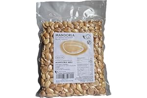 MANDORLE MELI Mandorle Tostate Pelate Siciliane - Frutta Secca Fonte di Vitamine e Fibre - Senza Glutine (Siciliana Tuono, 500g)