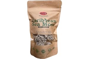 GENNI Wild Crafted Dried Gold Sea Moss 150g | From The Pristine waters of the Caribbean Sea | Unbleached & NOT Grown on String