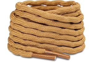 Stepace Cordones Redondos para Botas de Senderismo y Montaña, Trekking Zapatos, 15 Colores, 100-180cm, 5.5mm Diámetro