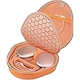 BOVKE Hard Headphone Carrying Case with Sleep Mode for Apple AirPods Max Wireless Over-Ear Headphones, AirPods Max Protective Portable Storage Bag with Mesh Pocket for Headphone Accessories, Orange