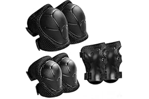 JSRHEEM Ginocchiere per bambini, protezioni per bambini, attrezzatura di protezione per bambini per pattinaggio in linea, ginocchiere per bambini da 3 a 8 anni, skateboard