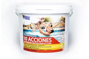 iFONT Cloro 10 acciones | Mantenimiento de Piscina | Tratamiento Multiacción | Formato 5 kg | POOLiberica
