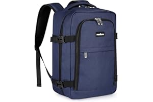 MOCOCITO Handgepäck Rucksack für Ryanair 40x20x25, Untersitz-Kabinentasche, Maximale Größe der Kabinenreisetasche Flugtasche, Gepäck Weekender mit Schultergurt Handtasche Sporttasche-20L(Blau)