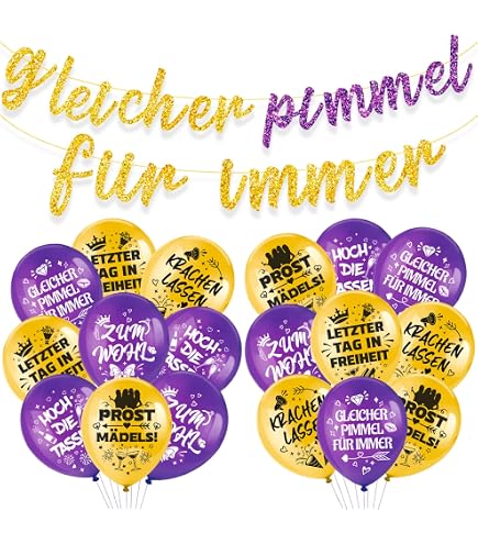 XXL JGA Deko Set „SAME P*NIS FOREVER“ – Inkl. Riesenschriftzug, Folienballons & Luftballons Für Den Junggesellenabschied