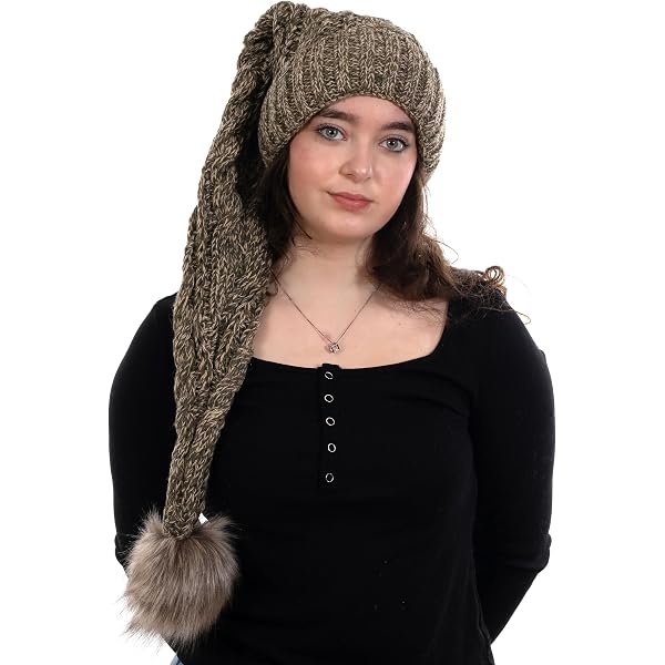 THC Schafwoll-Zipfelmütze 816 – 100% Schurwolle, Mit Fleece-Innenfutter, Windabweisend, One Size