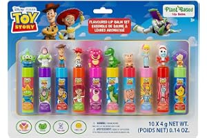 Toy Story Växtbaserat Läppbalsam 10-pack med Topper Present