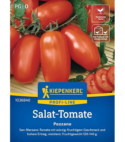 Kiepenkerl Profi-Line Fleisch-Tomatensamen Bellandine 1037320 -  Andenhrnchen Tomate - festfleischig - lnglich - Saatgut, Samen Gemse,  Gemsepflanzen : Amazon.de: Garten