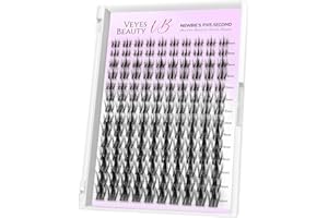 ‎VEYESBEAUTY VEYESBEAUTY Wimpern Extensions 5-Sekunden-Wimperncluster Cluster Lashes Fake Lashes Wimpernverlängerung Falsche Wimpern（Manga, 8-18mm）