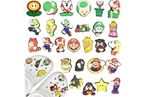 Oirigaga Schuh Charms für Clogs, DIY Schuhanstecker Schuhanhänger, Cartoon Anime Schuh Pins Stecker Aufstecker Anstecker Set, Abnehmbare PVC Shoe Dekoration Zubehör für Kinder Jugendliche Erwachsene