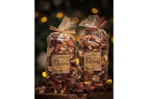 MARCO PAUL INTERIORS Marco Paul Christmas Pot Pourri Festlicher Home Fragrance Xmas Scented Potpourri Long Lasting Winter Aroma Deko Geschenk (2 x Vanilla Spice)