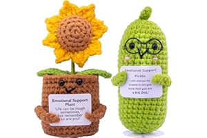Mwmoeen Pocket Hug Positive Kartoffel, Geschenke Positive Kartoffeln und Blumentöpfe, Handgemachte Häkeln Positive Kartoffel, Inspirierende Kartoffel Tasche Umarmung