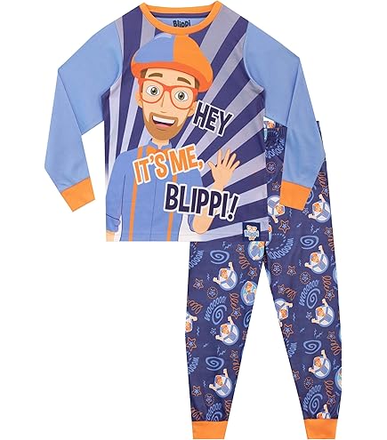 Blippi T-shirt | Verkleedkostuum jongens T Shirt | Zomer Tshirts voor jongens | Blauw 92
