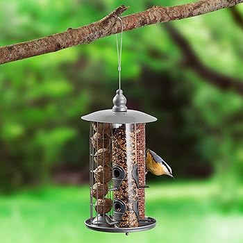 Livestock Supplies Hanging Pavilion House Wild Bird Feeders Seeds
