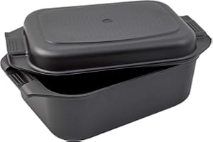 Karcher Induktion Bräter mit Deckel 2in1 (Aluguss, 8,7 Liter, inkl. Topfhandschuhe)